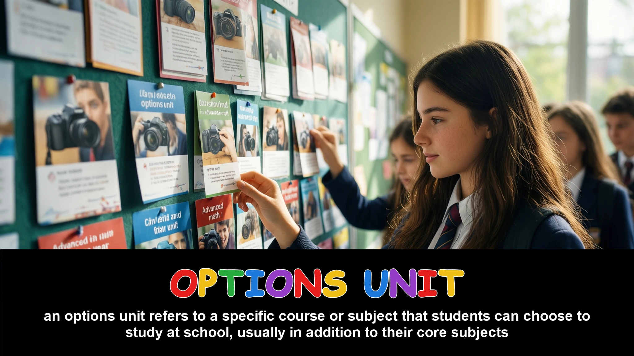 English Illustration for options unit